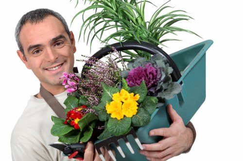 Professional lawn mowing and edging in West Brompton